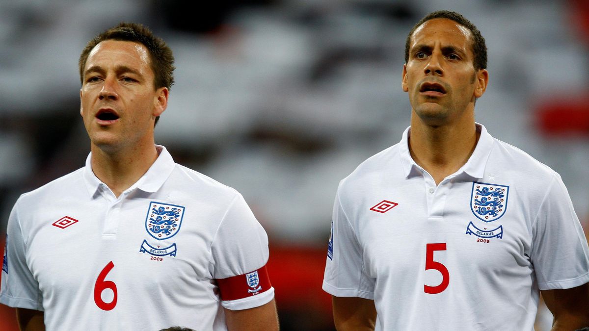 Terry và Rio từng là 2 cầu thủ không thể thiếu của đội tuyển Anh
