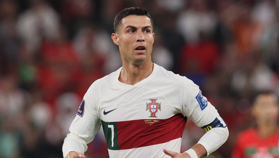 Ronaldo trong màu áo của đội tuyển quốc gia