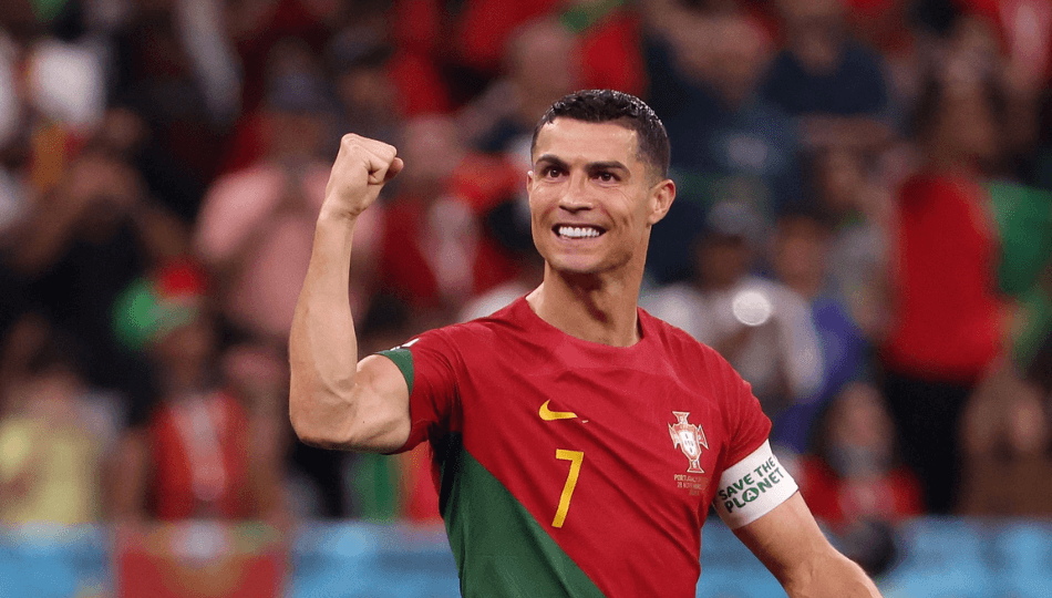 Hình ảnh quen thuộc của Ronaldo trong chiếc áo số 7