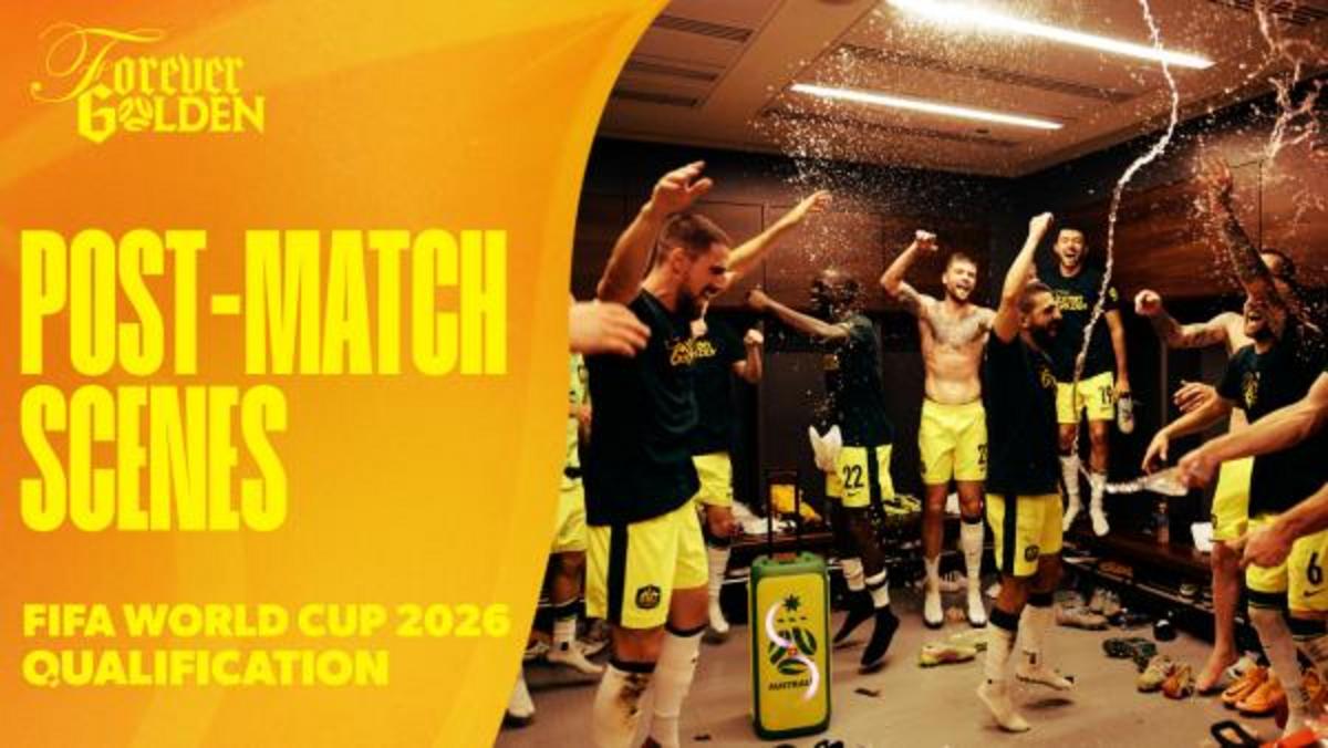CẢNH MỪNG SAU TRẬN: Subway Socceroos ăn mừng Vòng loại FIFA World Cup 2026 🎉