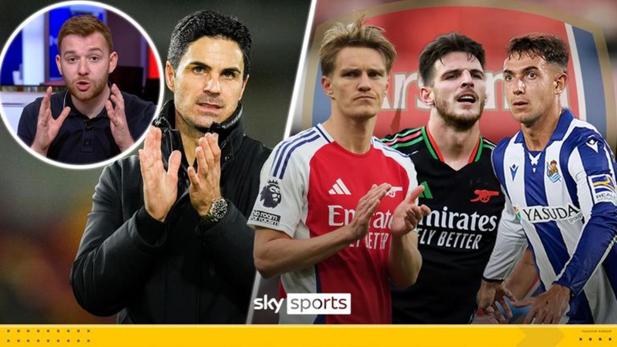 Sam Blitz của Sky Sports giải thích Martin Zubimendi có thể là một bản hợp đồng quan trọng hơn một tiền đạo cho Arsenal, vì nó có thể cho phép Declan Rice và Martin Odegaard có nhiều pha kiến tạo hơn khi chuyển lên phía trước