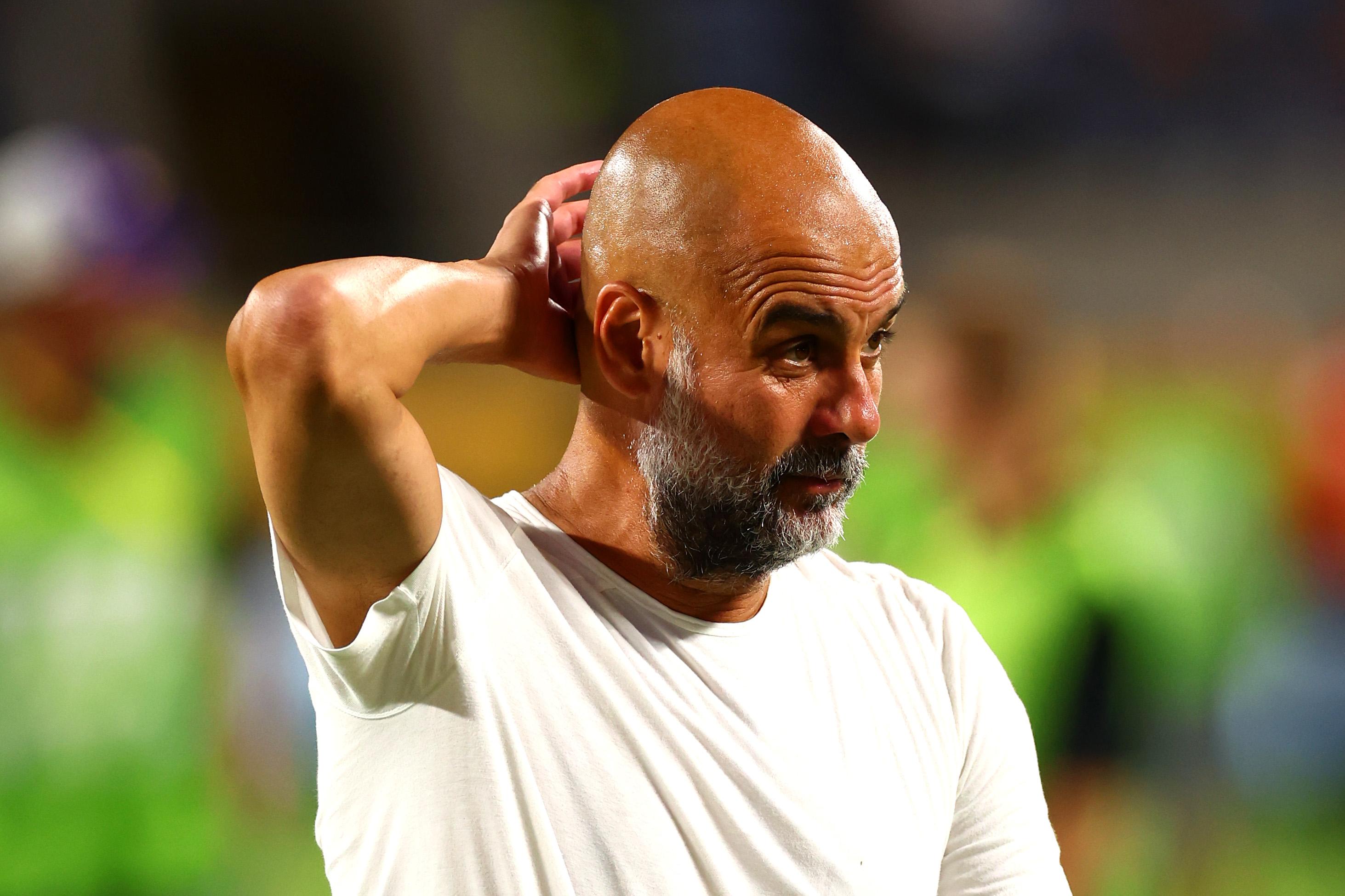 Huấn luyện viên Manchester City Pep Guardiola